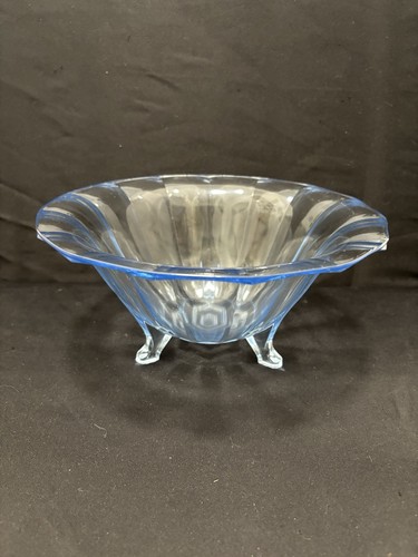 Vintage blue depression glass - vintage,