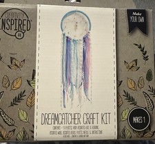 DIY Dream Catcher Kit, Making Dream Catcher Supplies Style 3, Purple