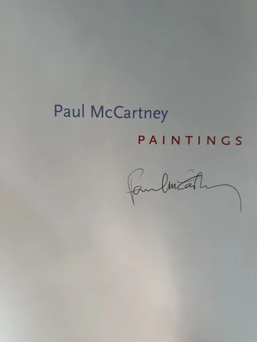 Paul mccartney signed - mccartney,