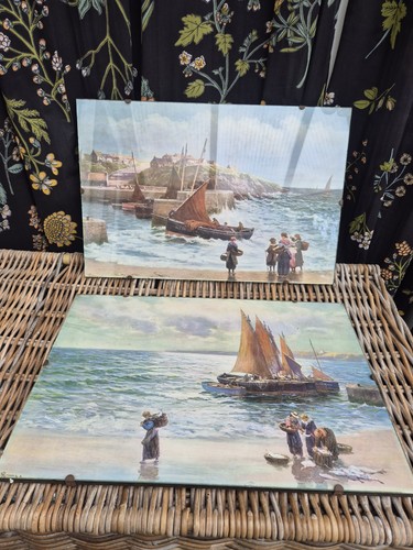 Vintage maritime art prints - art,