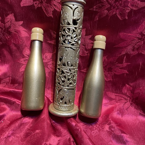 Soapstone hand carved gold - soapstone,