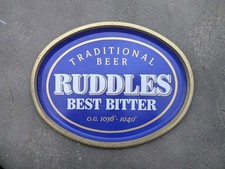 Ruddles Oval Pibb / Bar Drinks Tray Vintage