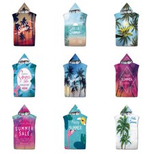 Women Men Hooded Towel Poncho