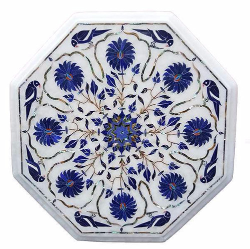 Side table top marble - 15",
