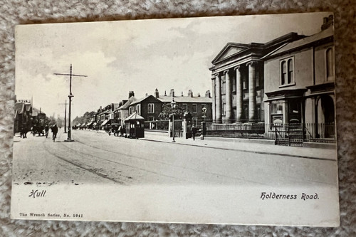 Antique postcard hull - postcard,