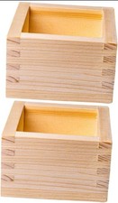 Zerodeko 2pcs Masu Box Wooden