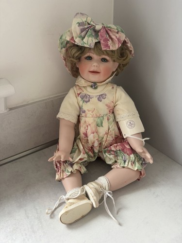Vintage porcelain doll - vintage,
