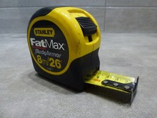 Stanley 8m 26ft FatMax Tape Measure with Blade Armor STA033726 0-33-726