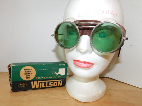 Green willson welders leather - willson,
