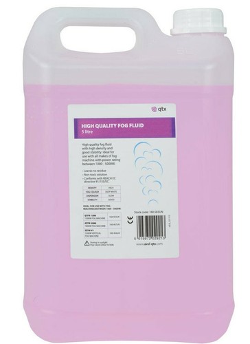 Qtx fog machine fluid - 5l,