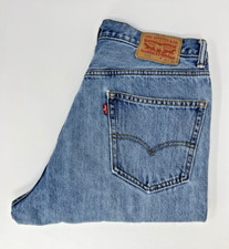 Levis 550 Jeans W36 L32 Mens Blue Relaxed Tapered Fit Baggy Red Tab Denim