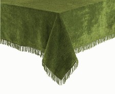 TRADITIONAL TABLECLOTH ROUND 137cm (54") Chenille Tablecloth Candlewick Style