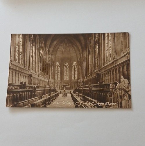 Postcard johns college - -, st