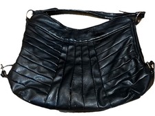 Black shoulder bag large