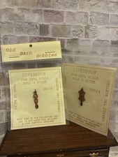 Dolls House 1/12 Scale Miniature Artisan Welsh Love Spoons Old Barn Hobbies