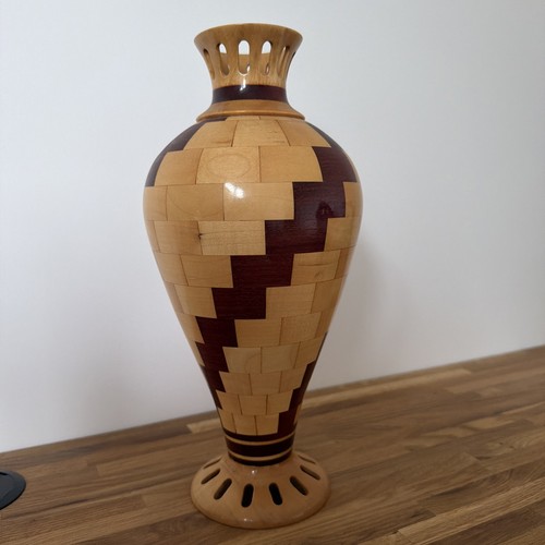 Large hand turned segmented - large,