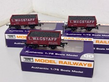 Dapol / 1E Promotional 5 Plank 'L Wagstaff' Huntington Coal Wagon - Boxed x3 #D
