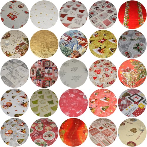 Christmas wipe clean pvc vinyl - christmas,