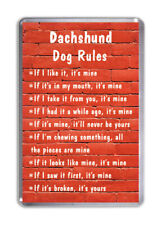 Dachshund Dog Rules, Funny Dog