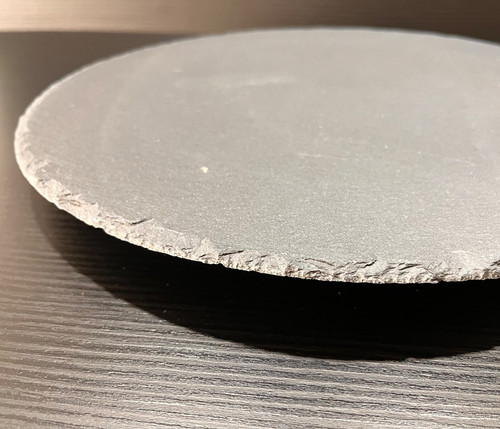 Black stone slate rotating - black,
