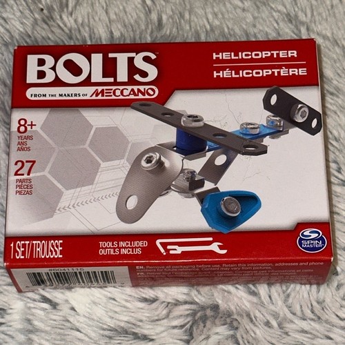 Meccano bolts helicopter - meccano,
