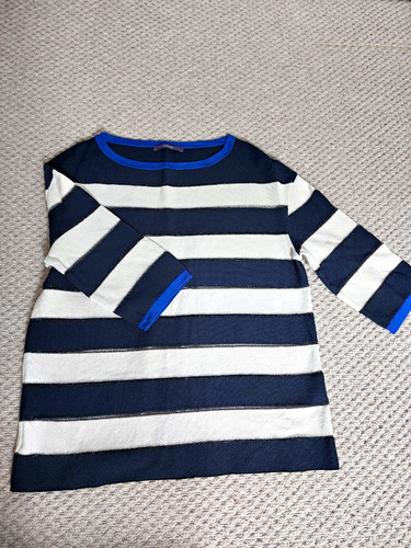 Laurel navy white striped - laurel,