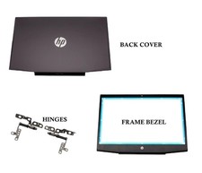 HP Pavilion 15-CX0001NA LCD Top Cover + Frame Bezel + Hinges Set Replacement