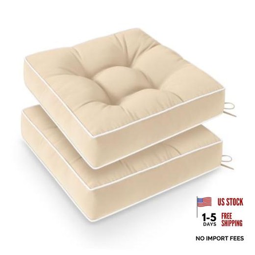 Outdoor chair cushions - set, of