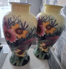 Two large old tuptonware vases - two,