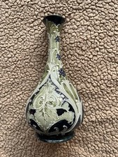 William Moorcroft Macintyre Tubelined Florian Wear C1900 Vase - Art Nouveau Lily