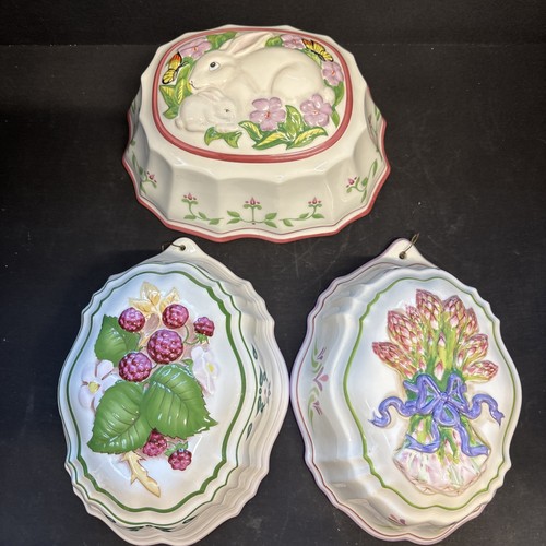 Set ceramic jelly moulds - set,