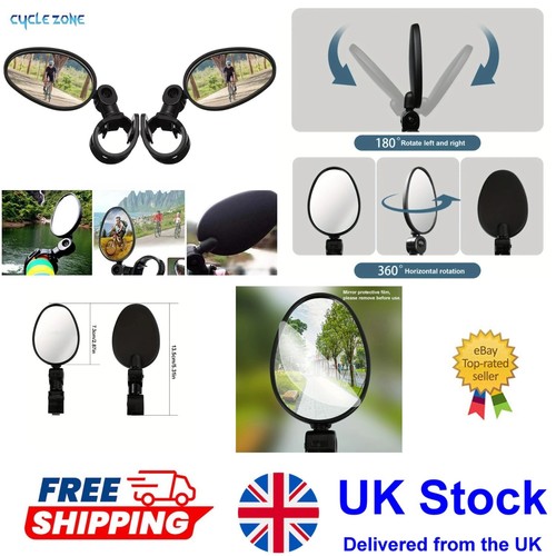 Bicycle mirror rotatable 360 - -,
