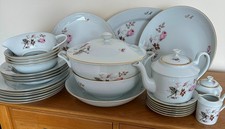 Selection Vintage Royal Limoges Renaissance Dinner Ware. Pink Rose Indiv Priced