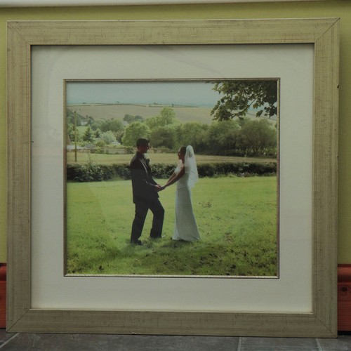Light gold finish frame