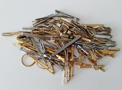 Vintage tie bars clips - vintage,
