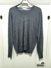 John Smedley Men's Grey Merino