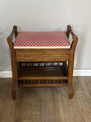 Victorian piano stool - victorian,