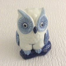 Vintage owl ceramic figurine -