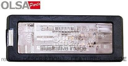 License plate light - plate, renault