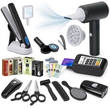 Barber Hairdressing Salon Set With Styling Accessories Hair Dryer Gift Kids Toys