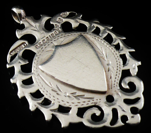 Antique sterling silver double - sterling,