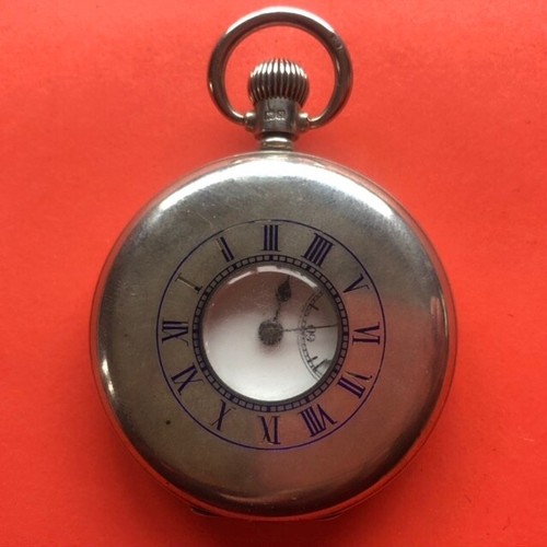 Vintage silver half hunter