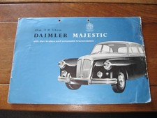 1962 Daimler 3.8 Majestic, car sales brochure our ref 22060