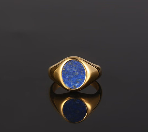 Lapis lazuli gold - lapis, signet