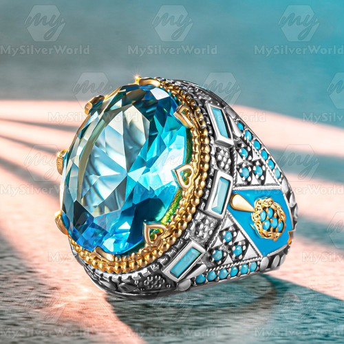 925 sterling silver aquamarine - sterling,