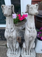 Pair of Large Greyhound Dogs