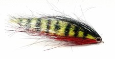 3 UV Perch FRY Flies MINNOWS LURES Trout Parr STREAMERS Fly Fishing Size 8,10,12
