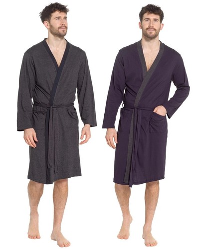 Mens dressing gown - gown, jersey