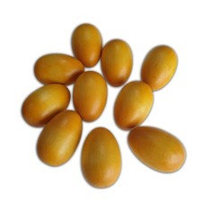 WOODEN EGGS, SET 10, EASTER