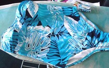 LADIES BLUE/WHITE SWIMSUIT -